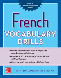 french vocabulary drills book cover image