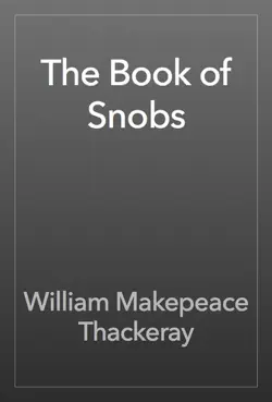 the book of snobs book cover image