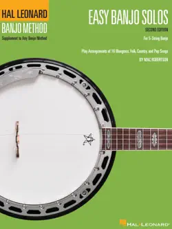 easy banjo solos book cover image