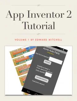 app inventor 2 tutorial book cover image