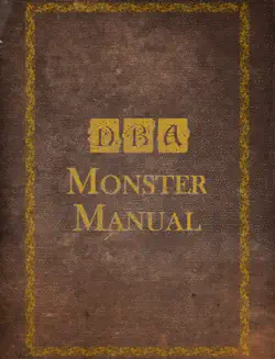 dba monster manual imagen de la portada del libro