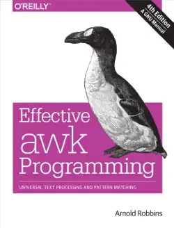 effective awk programming book cover image