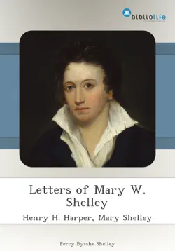 letters of mary w. shelley imagen de la portada del libro