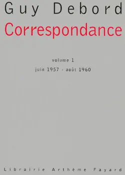 correspondance - volume 1 book cover image