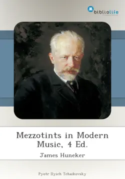 mezzotints in modern music, 4 ed. book cover image