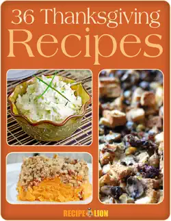 36 thanksgiving recipes book cover image