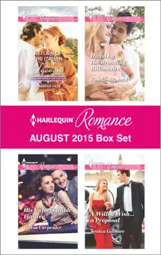 harlequin romance august 2015 box set book cover image