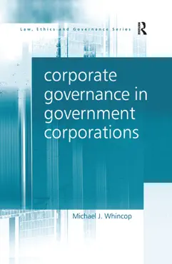 corporate governance in government corporations book cover image