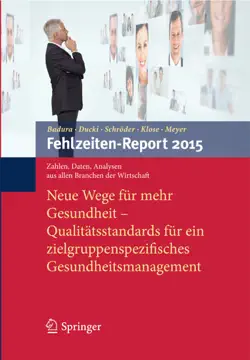 fehlzeiten-report 2015 book cover image