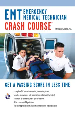 emt (emergency medical technician) crash course book + online book cover image