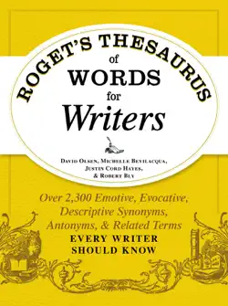 roget's thesaurus of words for writers book cover image