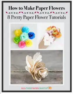 how to make paper flowers book cover image