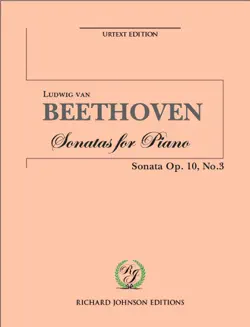 beethoven piano sonata n0 7 op. 10 no. 3 imagen de la portada del libro