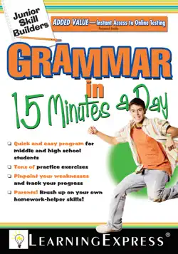 junior skill builders: grammar in 15 minutes a day book cover image