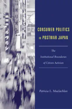consumer politics in postwar japan book cover image