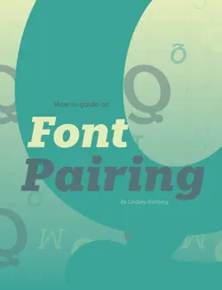 how to guide on font pairing book cover image