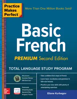 practice makes perfect: basic french, premium second edition book cover image