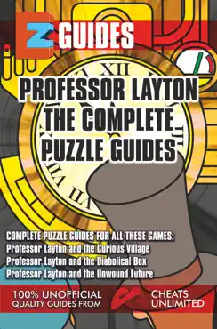 professor layton the complete puzzle guides book cover image