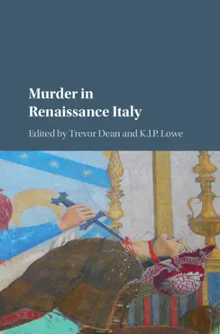 murder in renaissance italy book cover image