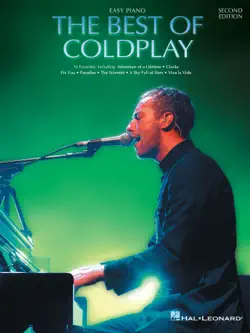 the best of coldplay for easy piano book cover image