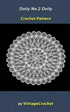 doily no.2 vintage crochet pattern book cover image