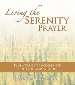 living the serenity prayer book cover image
