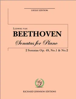 beethoven 2 sonatas op.49 no.1, 2 book cover image