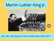 Martin Luther King Jr. Keep The Dream Alive. synopsis, comments