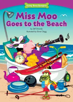 miss moo goes to the beach imagen de la portada del libro