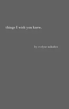 things i wish you knew book cover image