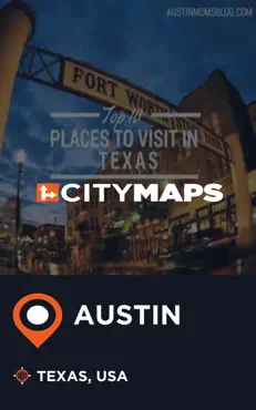 city maps austin texas, usa book cover image