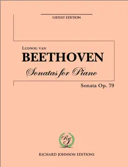 beethoven piano sonata no. 25 op.79 imagen de la portada del libro
