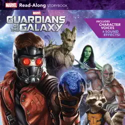 guardians of the galaxy read-along storybook book cover image