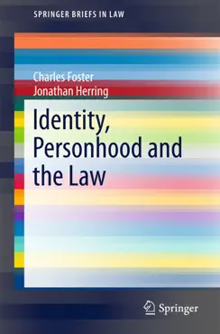 identity, personhood and the law book cover image