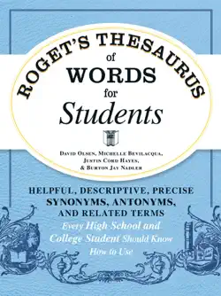 roget's thesaurus of words for students book cover image