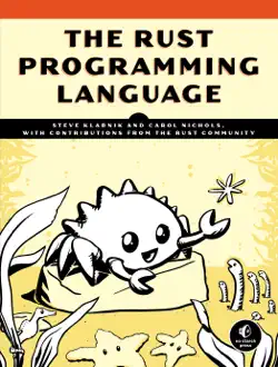 the rust programming language book cover image