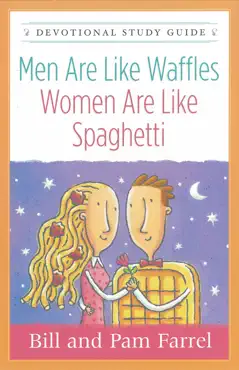 men are like waffles--women are like spaghetti devotional study guide book cover image