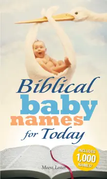biblical baby names for today book cover image