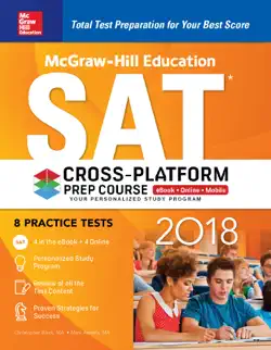 mcgraw-hill education sat 2018 cross-platform prep course book cover image