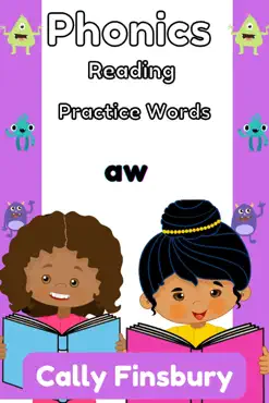 phonics reading practice words aw book cover image