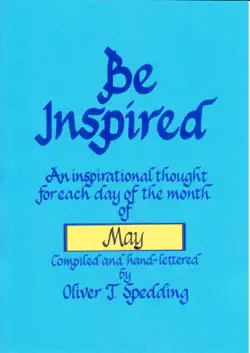 be inspired - may book cover image