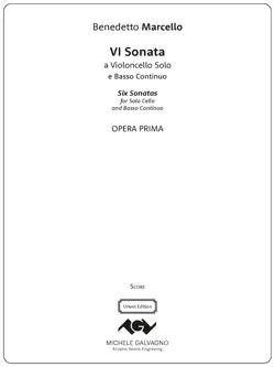 six sonatas for cello solo and basso continuo imagen de la portada del libro