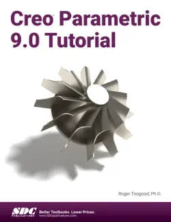 creo parametric 9.0 tutorial book cover image