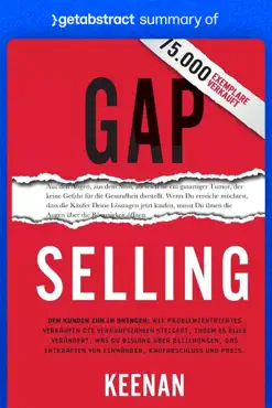 summary of gap selling by keenan imagen de la portada del libro