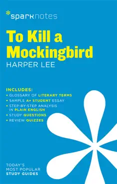to kill a mockingbird sparknotes literature guide book cover image