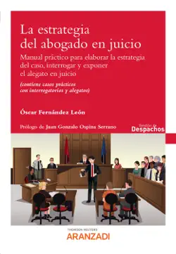 la estrategia del abogado en juicio imagen de la portada del libro