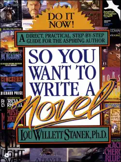 so you want to write a novel book cover image