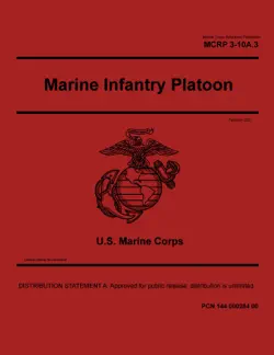 marine corps reference publication mcrp 3-10a.3 marine infantry platoon february 2021 book cover image