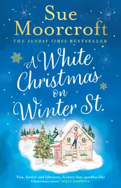 a white christmas on winter street imagen de la portada del libro
