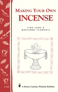 making your own incense book cover image